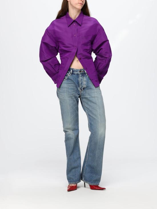 26FW 발렌시아가 블라우스 872318TUP19 5210 Violet - BALENCIAGA