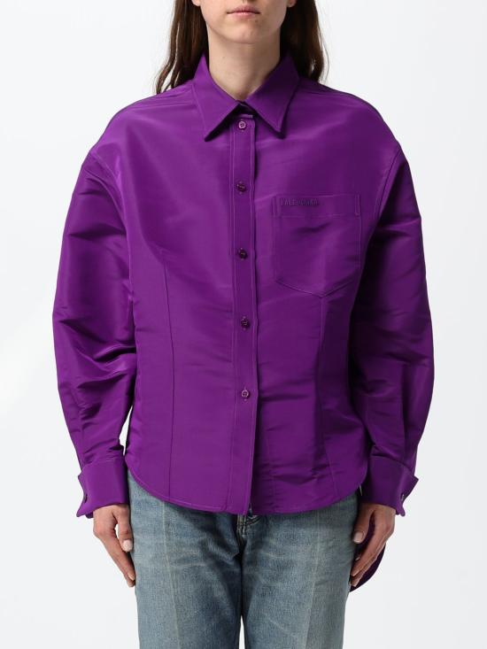 26FW 발렌시아가 블라우스 872318TUP19 5210 Violet