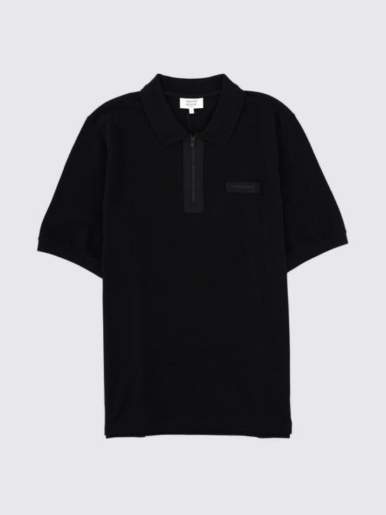 26SS 메종키츠네 폴로 티셔츠 QM00207KP0002 P199 Black - MAISON KITSUNE