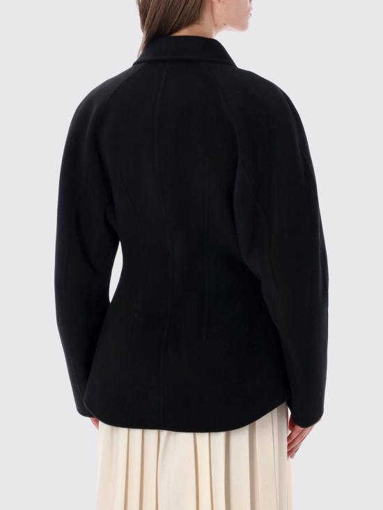 26FW 로에 코트 42011024 001 Black - ROHE