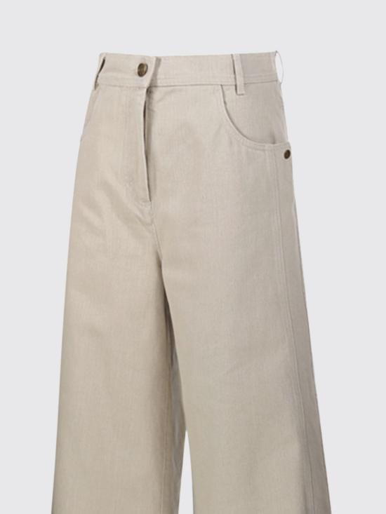 26FW 막스마라 스트레이트 팬츠 2621136081600 001 Beige - MAX MARA