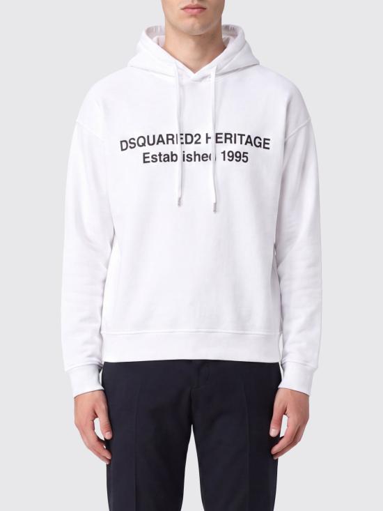 26SS 디스퀘어드2 후드 티셔츠 S74GU0897S25516 100 White