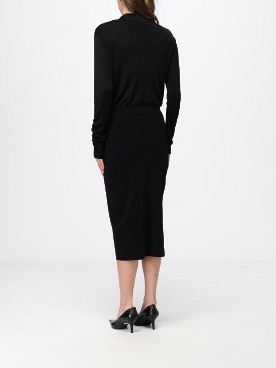 26FW 엘리자베타프랜치 롱 원피스 AM19S66E2 110 Black - ELISABETTA FRANCHI
