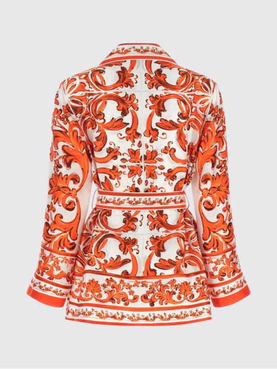 26FW 돌체앤가바나 블라우스 F5Q03TGDDRE S9000 Orange - DOLCE & GABBANA