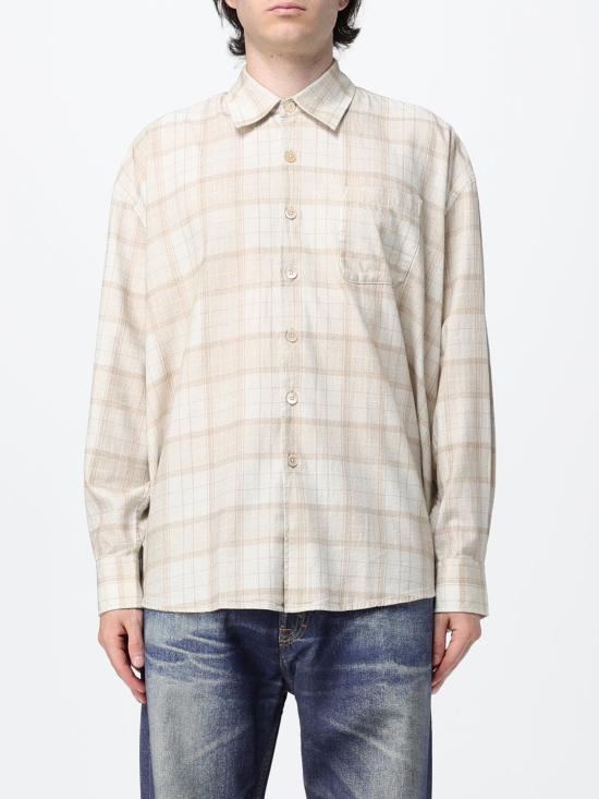 26FW 아워레가시 버로우드 체크 셔츠 버로우드 체크 셔츠 M4262BSC Beige