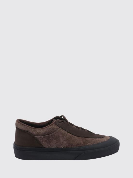 26FW 스톤 아일랜드 로우탑 트레이너 컴퍼스 로고 패치 스웨이드 스니커즈 S100020S0539 V007C Brown