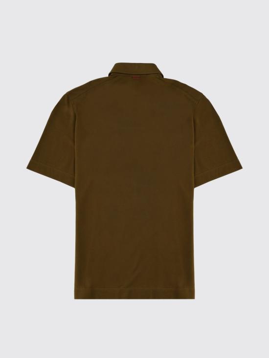26SS 에르메네질도제냐 폴로 티셔츠 UH392A3H752 V04 Grass Green - ERMENEGILDO ZEGNA