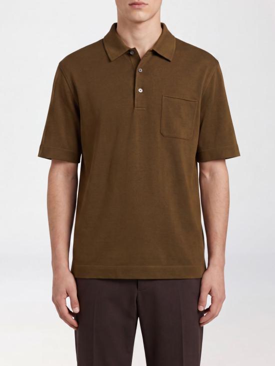 26SS 에르메네질도제냐 폴로 티셔츠 UH392A3H752 V04 Grass Green