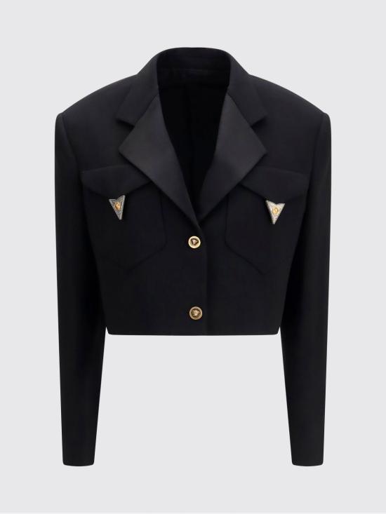 26FW 베르사체 수트 자켓 10258751A18305 1B000 Black - VERSACE
