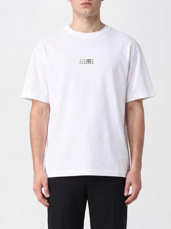 26FW MM6 메종마르지엘라 반팔 티셔츠 SH0GC0071M20258 101 White