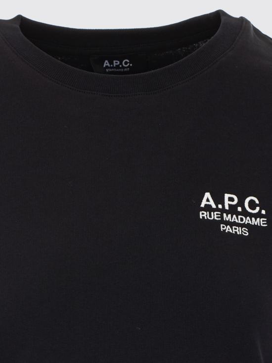 26FW 아페쎄 반팔 티셔츠 COHBUF26610 TZC Black 1 - A.P.C.