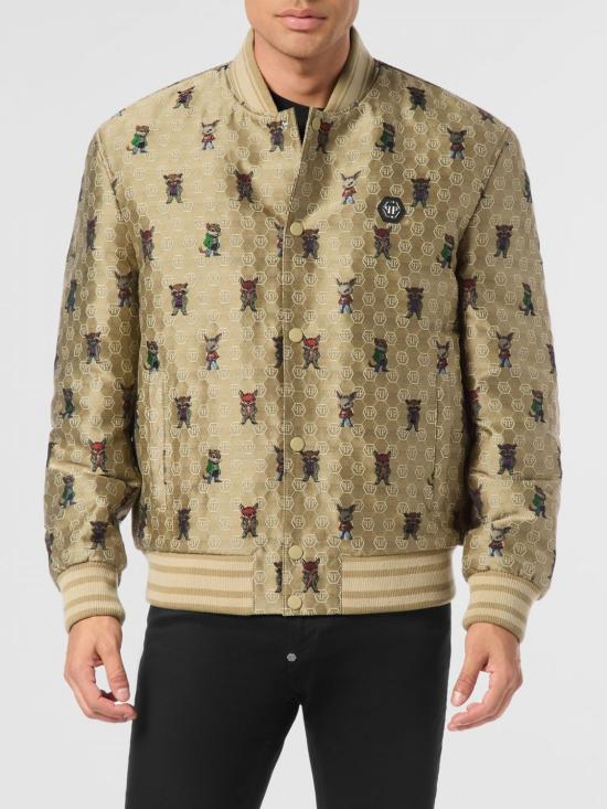 26SS 필립 플레인 봄버 자켓 AAECMRB2933PNY002N 06 Beige