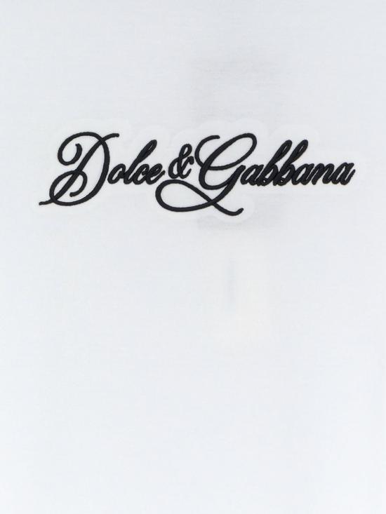 26FW 돌체앤가바나 반팔 티셔츠 G8PT1ZG7P9K W0800 White - DOLCE & GABBANA
