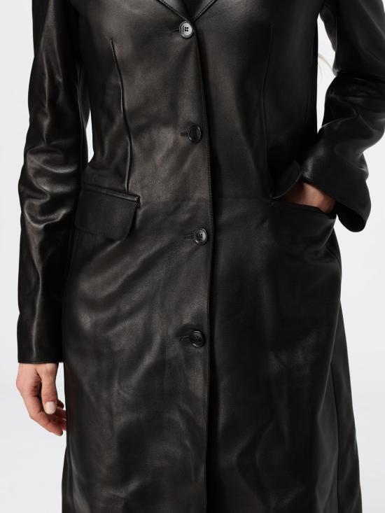26FW 구찌 가죽 자켓 869677XNBC9 1000 Black - GUCCI