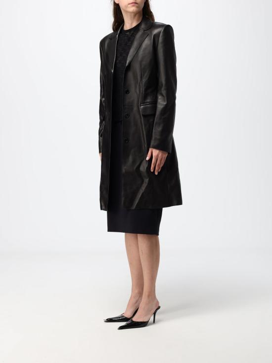 26FW 구찌 가죽 자켓 869677XNBC9 1000 Black - GUCCI