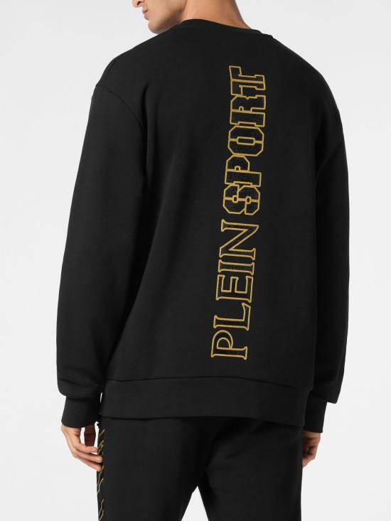 26SS 플레인스포츠 긴팔 티셔츠 SAECMJO1328STE001N 0293 Black - PLEIN SPORT