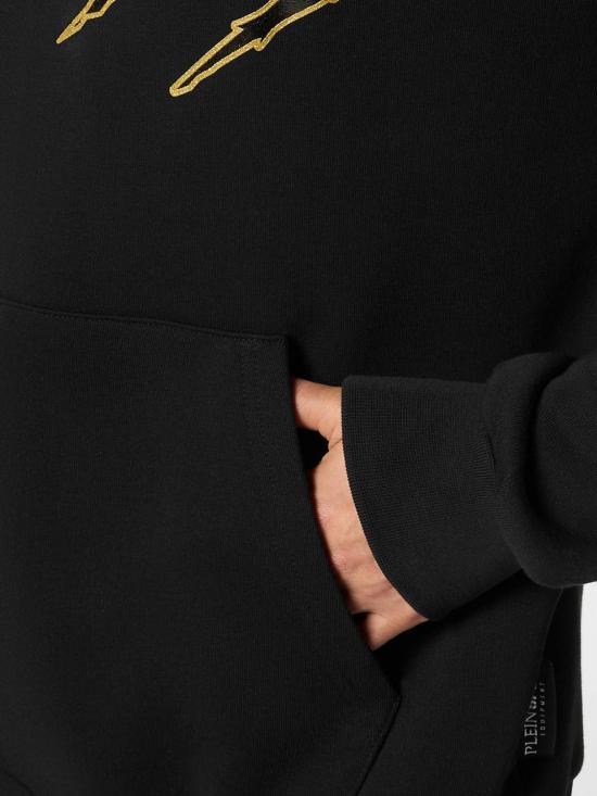 26SS 플레인스포츠 긴팔 티셔츠 SAECMJO1328STE001N 0293 Black - PLEIN SPORT