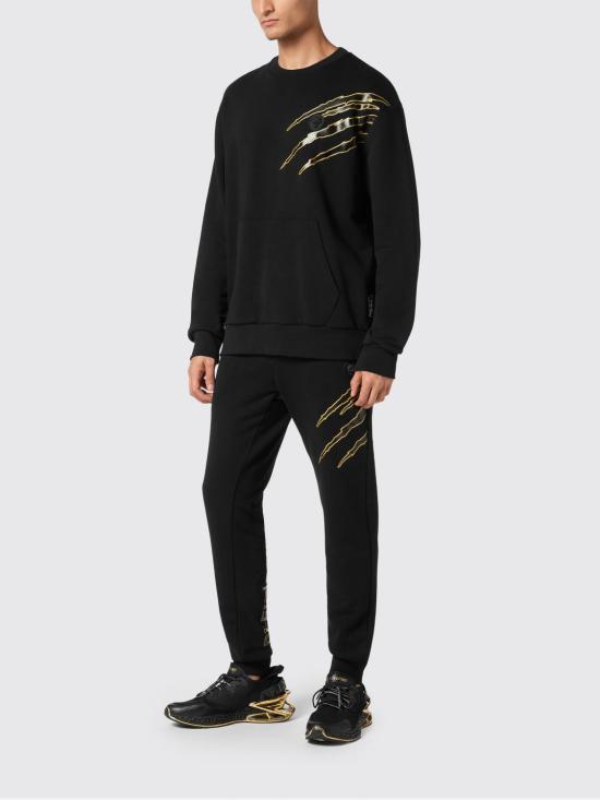 26SS 플레인스포츠 긴팔 티셔츠 SAECMJO1328STE001N 0293 Black - PLEIN SPORT