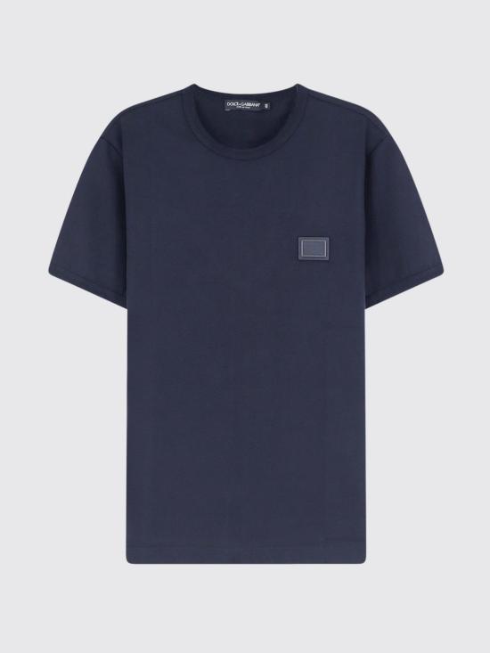 26FW 돌체앤가바나 반팔 티셔츠 G8PV1TG7Q1Q B0665 Blue - DOLCE & GABBANA