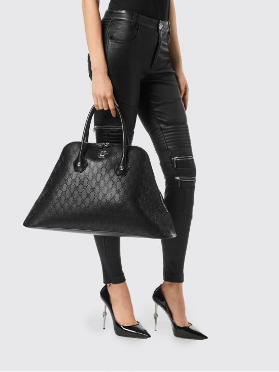 26FW 필립 플레인 토트백 AAEAWBA2160PLE005N 0202 Black - PHILIPP PLEIN