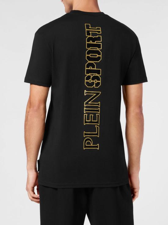 26SS 플레인스포츠 반팔 티셔츠 SAECMTK8019STE001N 0293 Black - PLEIN SPORT