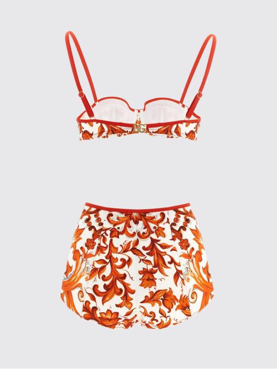 26FW 돌체앤가바나 비키니 수영복 O8A27JONO19 ID3TN Orange - DOLCE & GABBANA