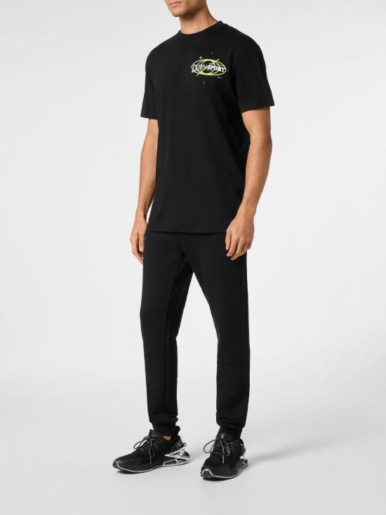 26SS 플레인스포츠 반팔 티셔츠 SAECMTK8012STE001N 02 Black - PLEIN SPORT