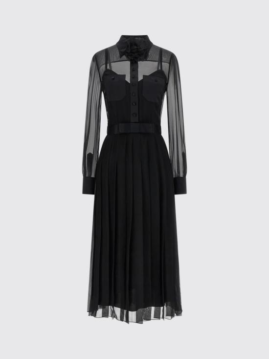 26SS 돌체앤가바나 롱 원피스 F6IAJTFU1AT N0000 Black - DOLCE & GABBANA