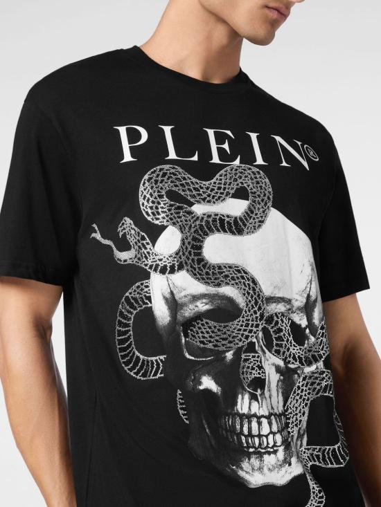 26SS 필립 플레인 반팔 티셔츠 UADCMTK7973PJY002N 02 Black - PHILIPP PLEIN