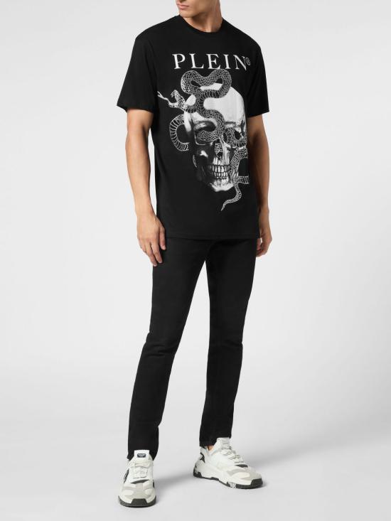 26SS 필립 플레인 반팔 티셔츠 UADCMTK7973PJY002N 02 Black - PHILIPP PLEIN
