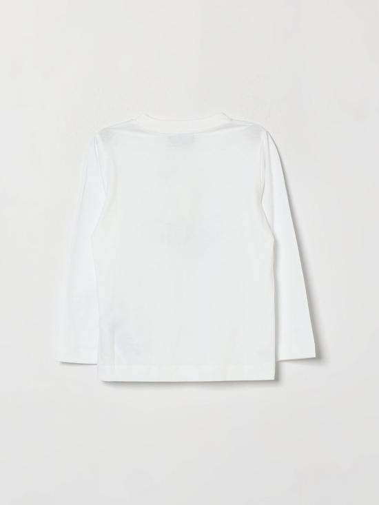 26FW [키즈] 모스키노 티셔츠 HZO00JLAA20 10101 White - MOSCHINO