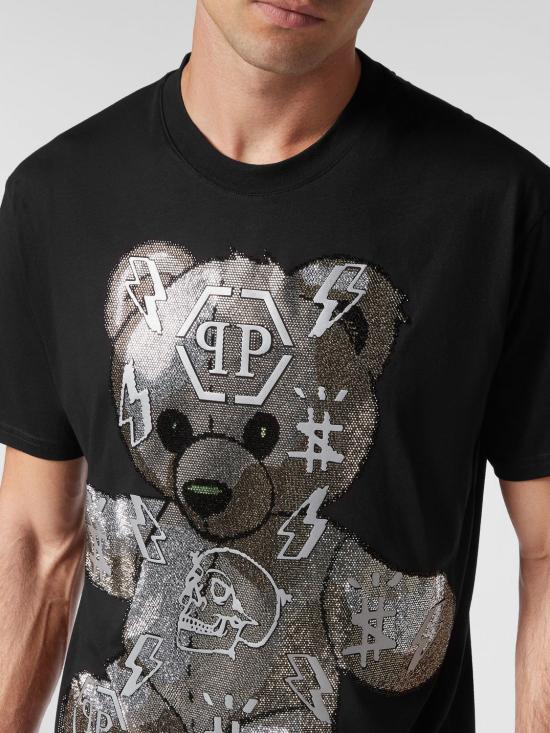 26SS 필립 플레인 반팔 티셔츠 UABCMTK4579PJY002N 02 Black - PHILIPP PLEIN
