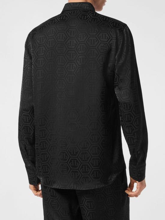 26SS 필립 플레인 긴팔 셔츠 FAECMRP2488PTE104N 02 Black - PHILIPP PLEIN