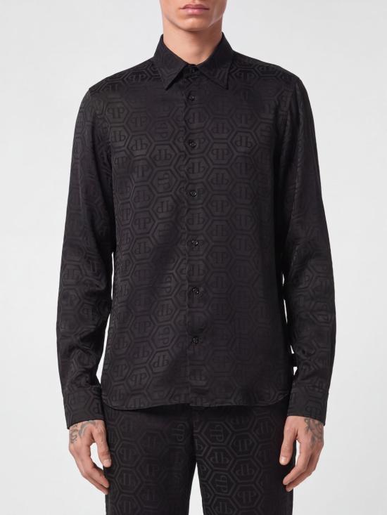 26SS 필립 플레인 긴팔 셔츠 FAECMRP2488PTE104N 02 Black