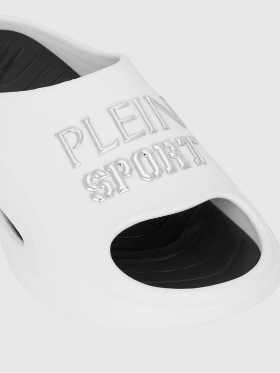 26FW 플레인스포츠 뮬/슬리퍼 PAFSUSG0041STE003N 0102 White - PLEIN SPORT