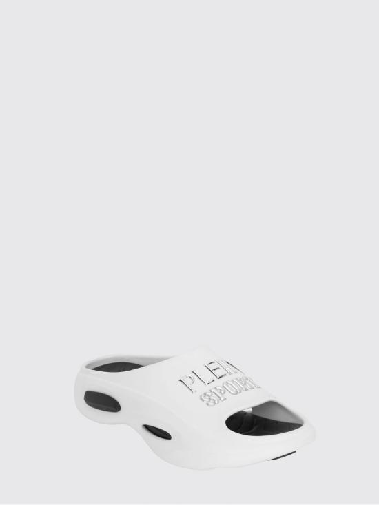 26FW 플레인스포츠 뮬/슬리퍼 PAFSUSG0041STE003N 0102 White - PLEIN SPORT