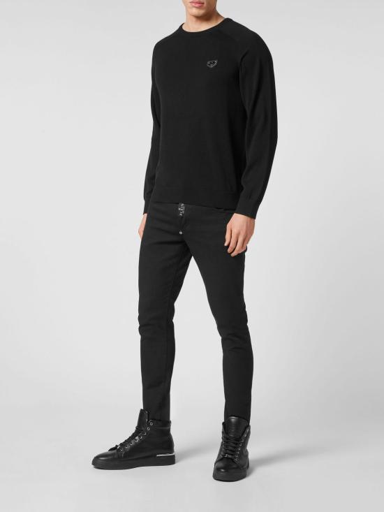 26SS 필립 플레인 스웨터 LABCMKO1237PKN002N 02 Black - PHILIPP PLEIN