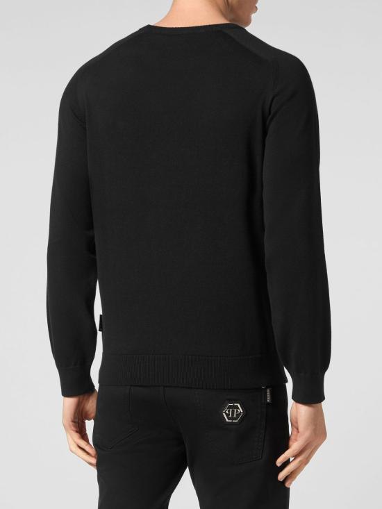 26SS 필립 플레인 스웨터 LABCMKO1237PKN002N 02 Black - PHILIPP PLEIN