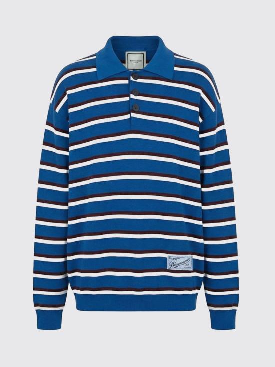 26SS 우영미 폴로 티셔츠 W261KN11 515L Striped - WOOYOUNGMI