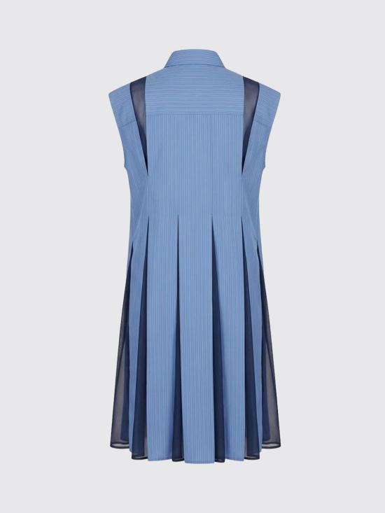 26SS 사카이 미디 원피스 2608482 421 Blue - SACAI
