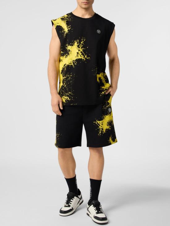 26SS 플레인스포츠 민소매 티셔츠 UAECMTK8582SJY001N 02 Black - PLEIN SPORT