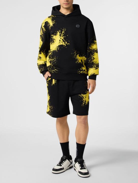 26SS 플레인스포츠 후드 티셔츠 UAECMJB3824SJY001N 02 Black - PLEIN SPORT