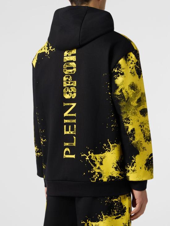 26SS 플레인스포츠 후드 티셔츠 UAECMJB3824SJY001N 02 Black - PLEIN SPORT