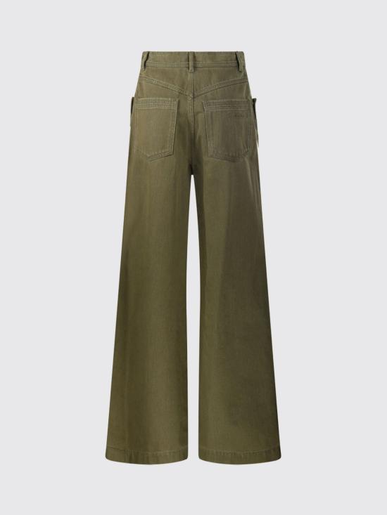 26FW 막스마라 스트레이트 팬츠 2621136081600 002 Green - MAX MARA