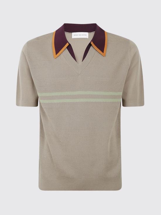 26SS 드리스 반 노튼 폴로 티셔츠 0212103716 102 Beige - DRIES VAN NOTEN