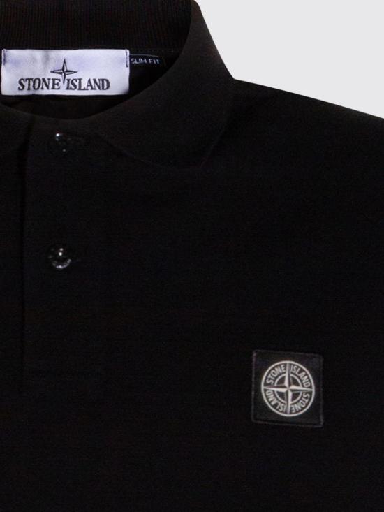 26FW 스톤 아일랜드 폴로 티셔츠 2200008S0017 V0029 Black - STONE ISLAND
