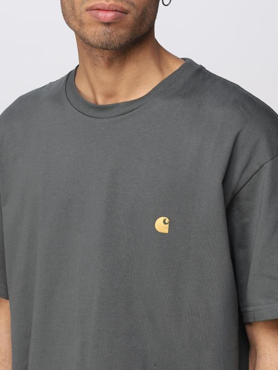 25FW 칼하트 WIP 숏슬리브 체이스 티셔츠 I026391 1DFXX Green - CARHARTT WIP