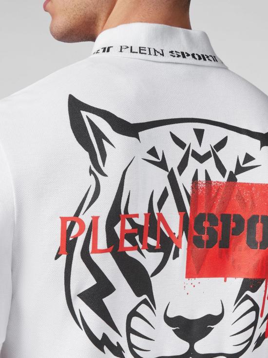 26SS 플레인스포츠 폴로 티셔츠 SACCMTK6047STE003N 0201 White - PLEIN SPORT