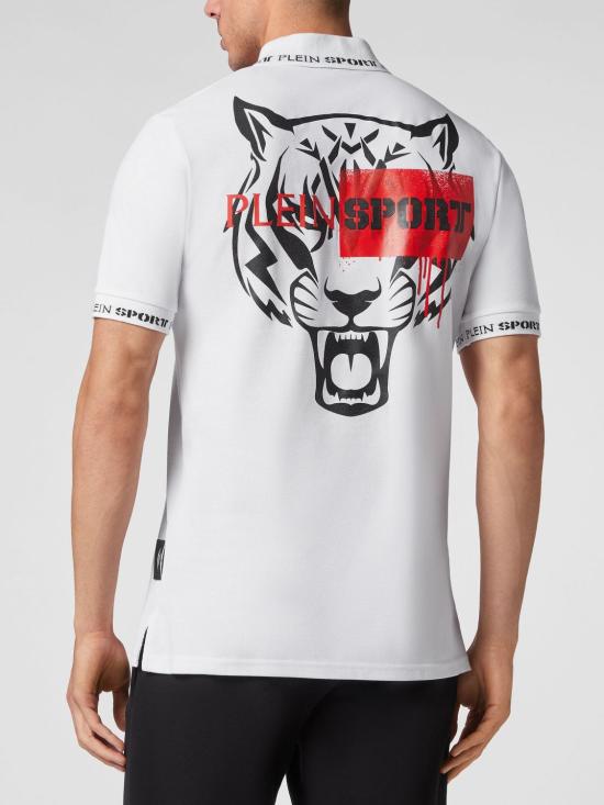26SS 플레인스포츠 폴로 티셔츠 SACCMTK6047STE003N 0201 White - PLEIN SPORT