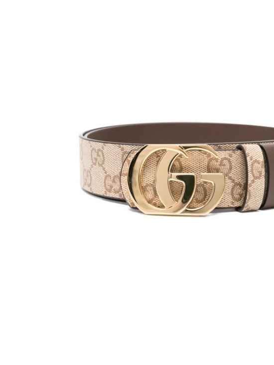 26FW 구찌 리버서블 컷 GG 마몽 벨트 874723 AAGRK 9751 SAND BROWN DOM - GUCCI